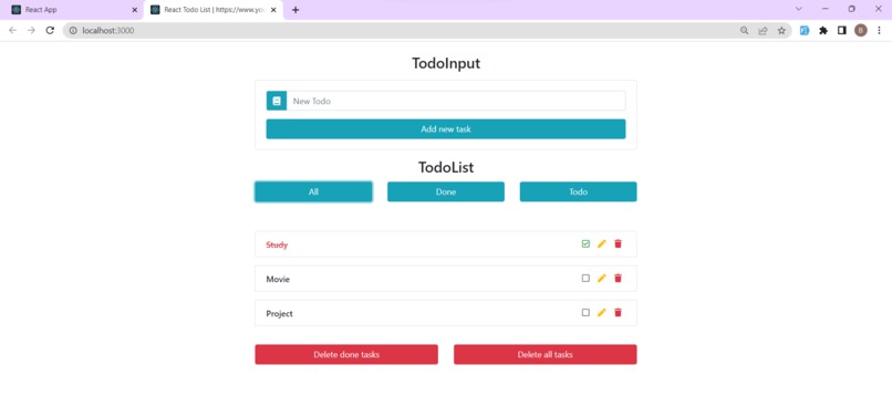 To-Do List – screenshot 2