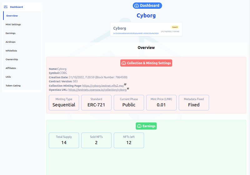NFTs2Me – screenshot 1