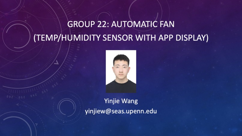 Automatic Fan (Temp/Humidity Sensor with App Display) – screenshot 1