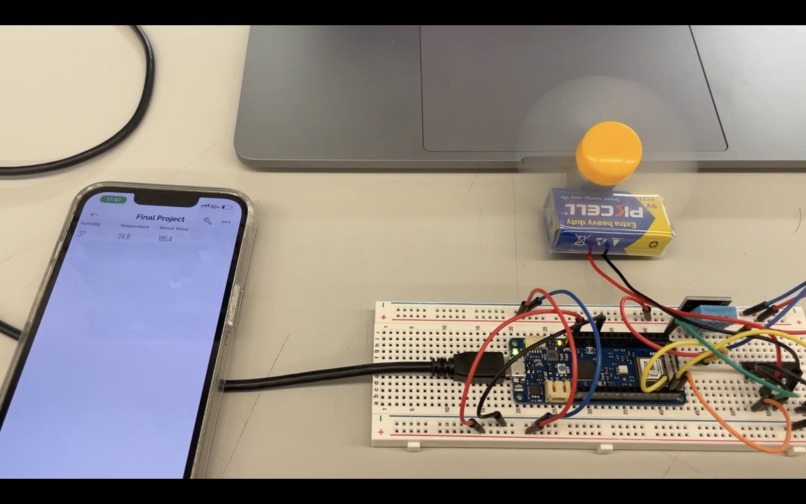 Automatic Fan (Temp/Humidity Sensor with App Display) – screenshot 3