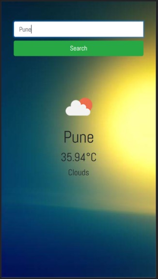 Weather API – screenshot 1