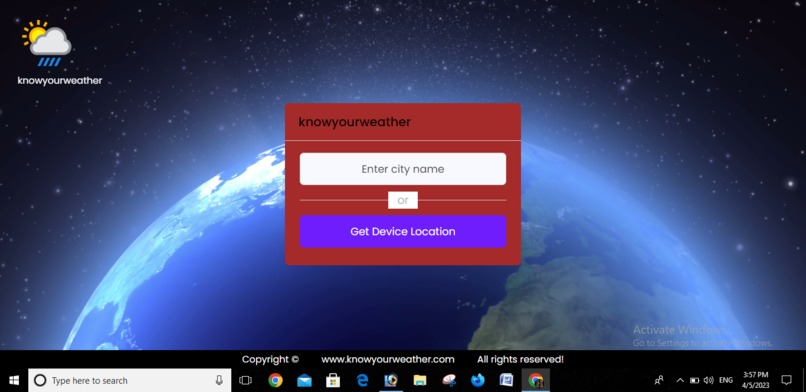Know your Weather – screenshot 2