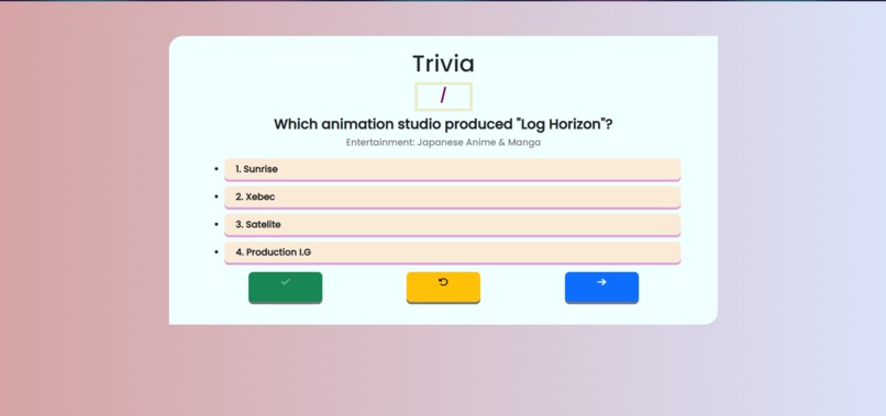 Quiz App – screenshot 1