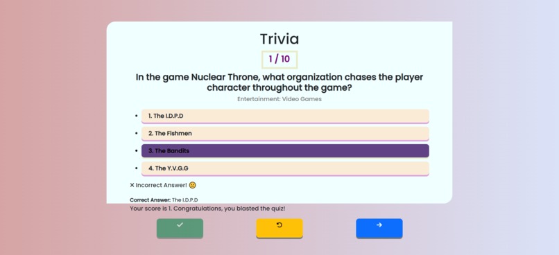 Quiz App – screenshot 2