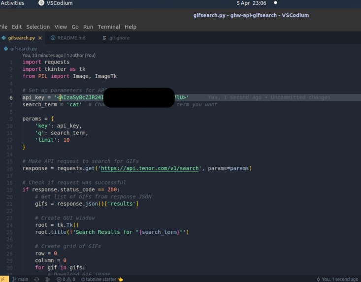 gifsearch – screenshot 1