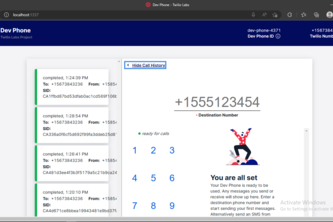 Make an outbound phone call using curl via Twilio