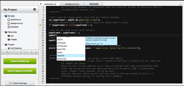 Screenshot extension – screenshot 1