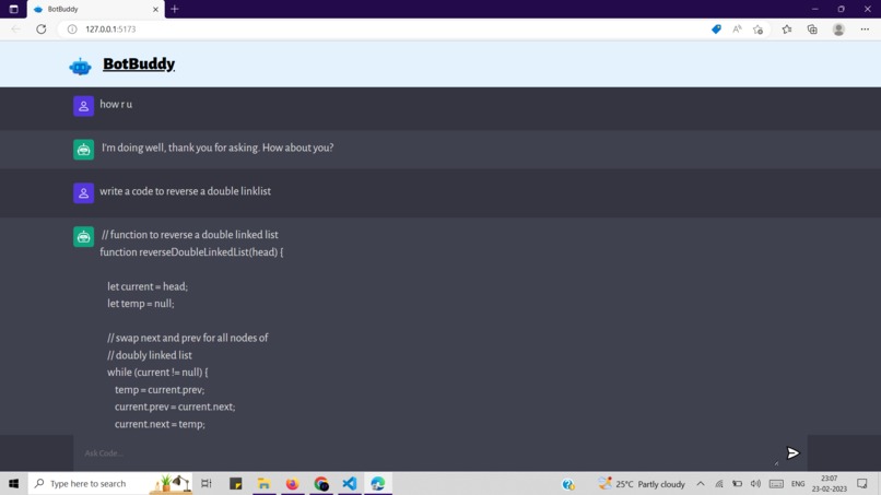 Chat Bot  – screenshot 1