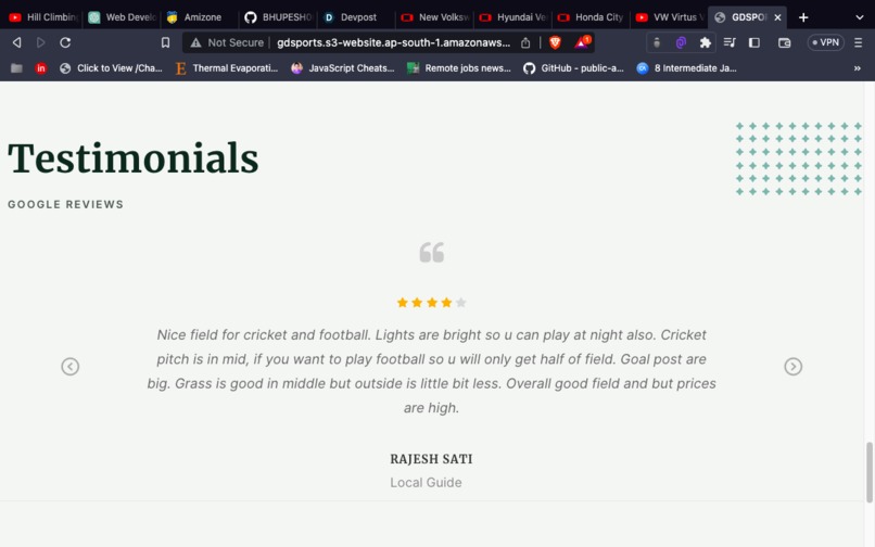 GD Sports Academy – screenshot 2