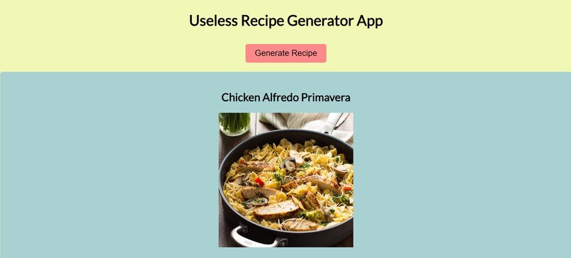 Random Recipe Generator – screenshot 2