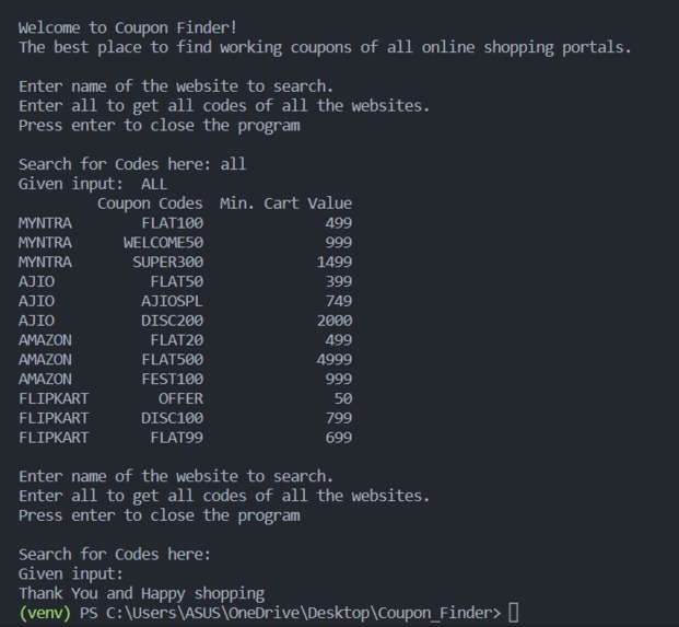 Coupon Finder – screenshot 5