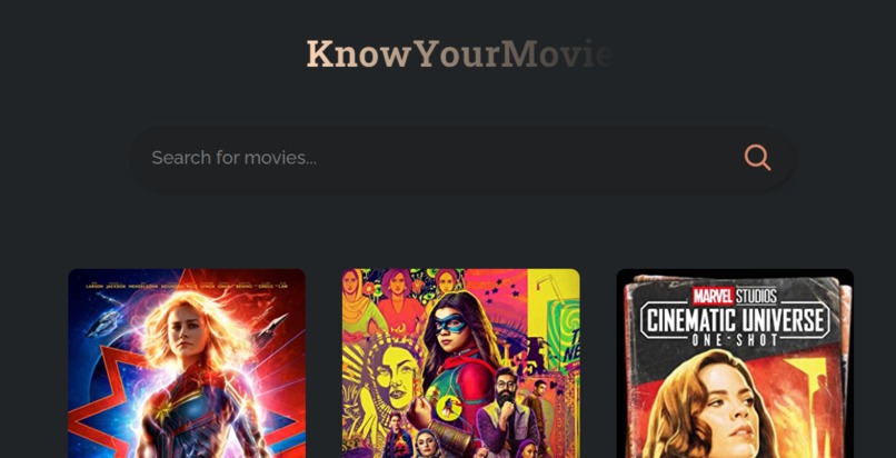 KnowYourMovie – screenshot 2