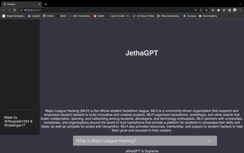 Chatbot with GPT – screenshot 4