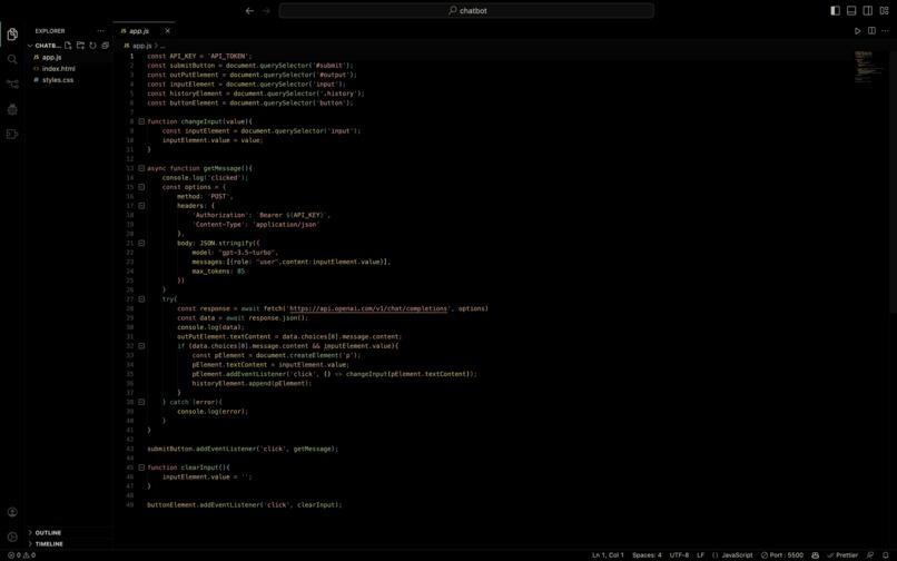 Chatbot with GPT – screenshot 6
