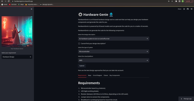 Hardware Genie – screenshot 1