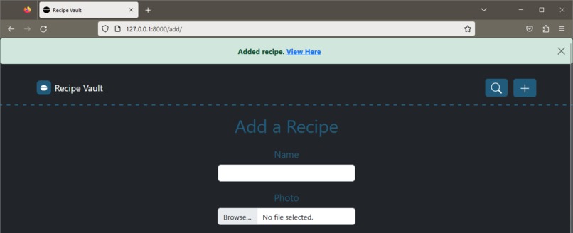 Recipe Vault – screenshot 3