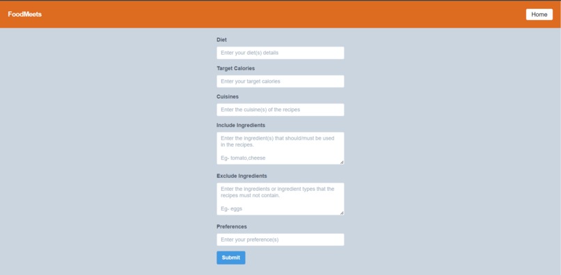 FoodMeets – screenshot 2