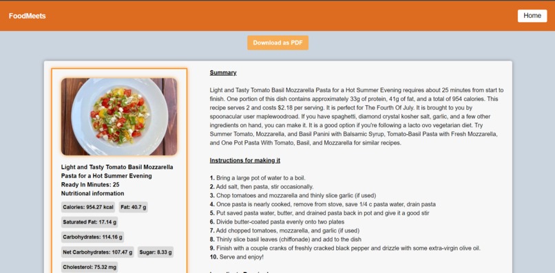 FoodMeets – screenshot 4
