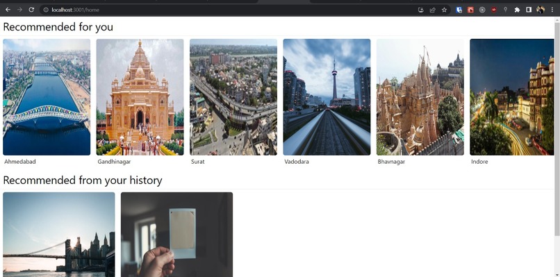 Places Recommendation System – screenshot 3