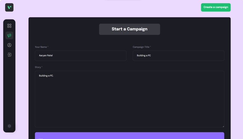 Micro Patronage – screenshot 1