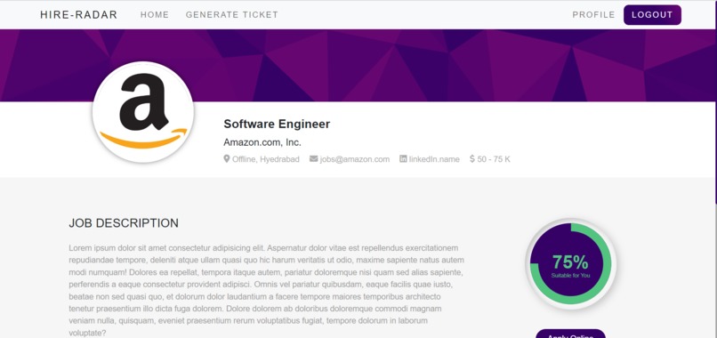hireRadar – screenshot 4
