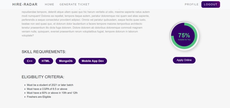 hireRadar – screenshot 5
