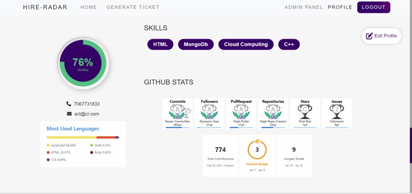 hireRadar – screenshot 7