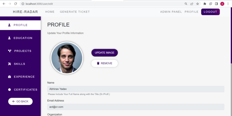 hireRadar – screenshot 8