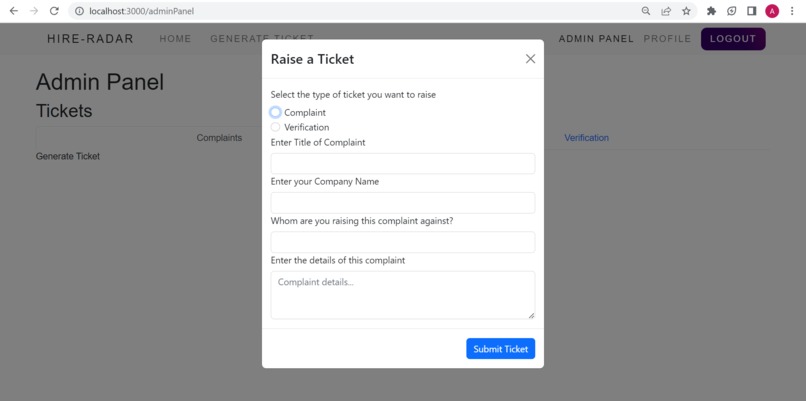 hireRadar – screenshot 9