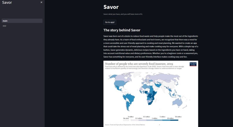 Savor – screenshot 1