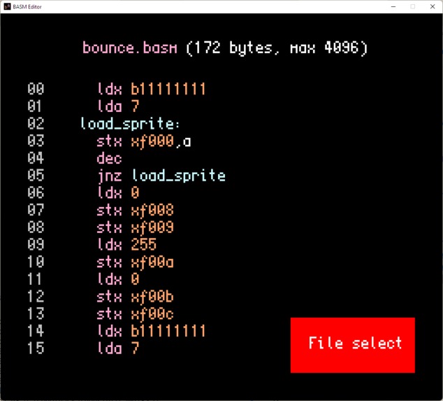 BASM – screenshot 1