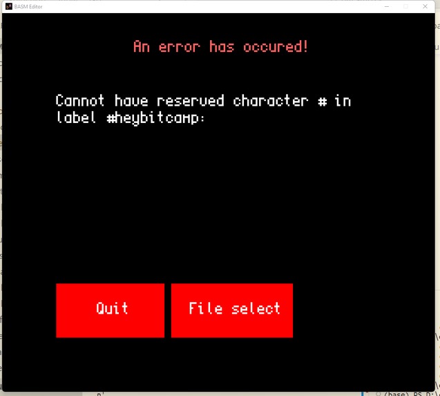 BASM – screenshot 2