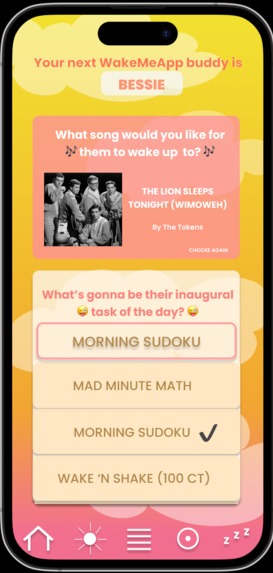 WakeMe App – screenshot 1