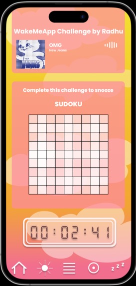 WakeMe App – screenshot 2