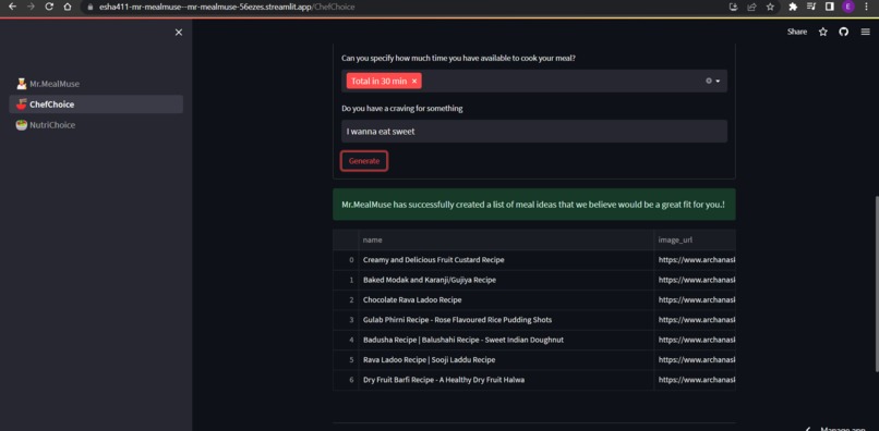 Mr.MealMuse – screenshot 3