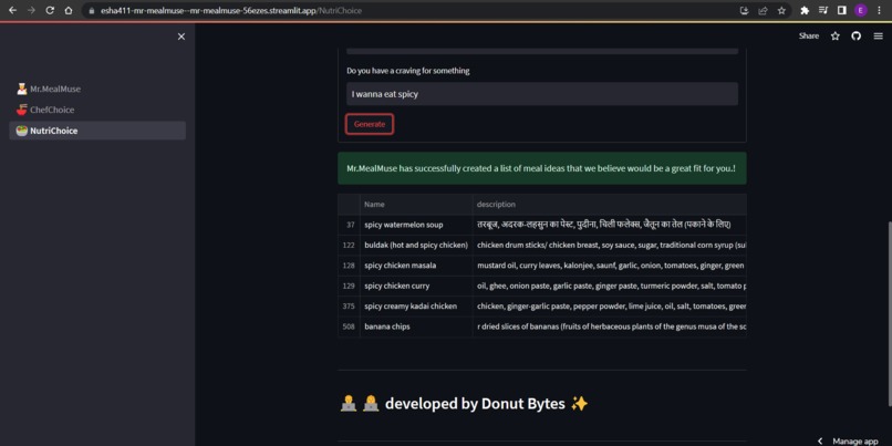 Mr.MealMuse – screenshot 5