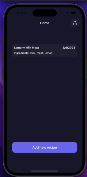 Recipe wizard – screenshot 4