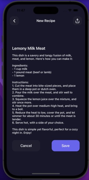 Recipe wizard – screenshot 6