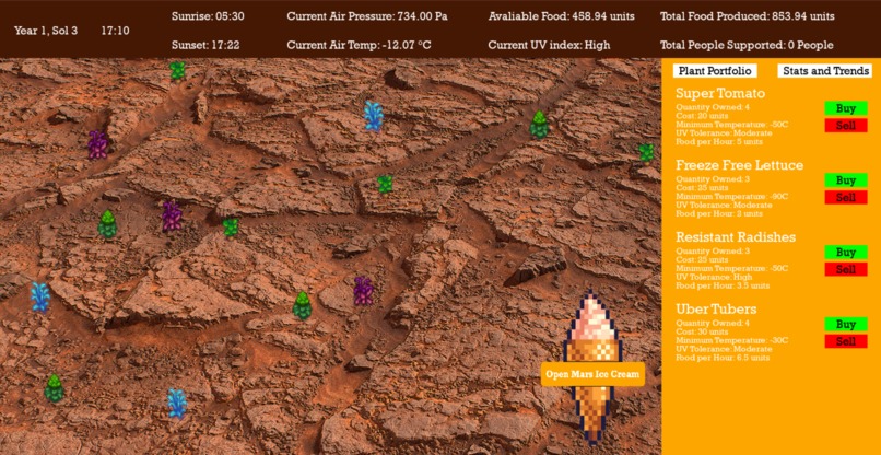 Martianeer - A Futuristic Idle-Farmer – screenshot 1