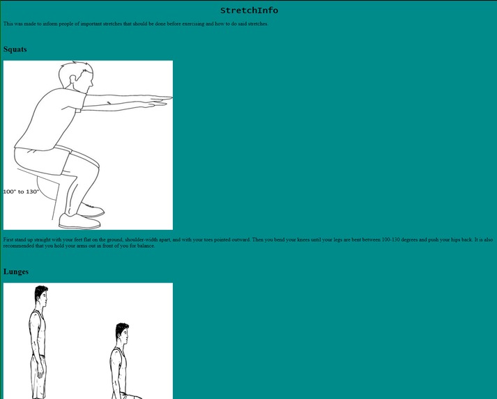 StretchInfo – screenshot 1