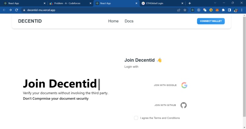 Decentid – screenshot 2
