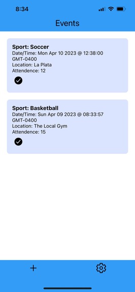 SportConnect – screenshot 3
