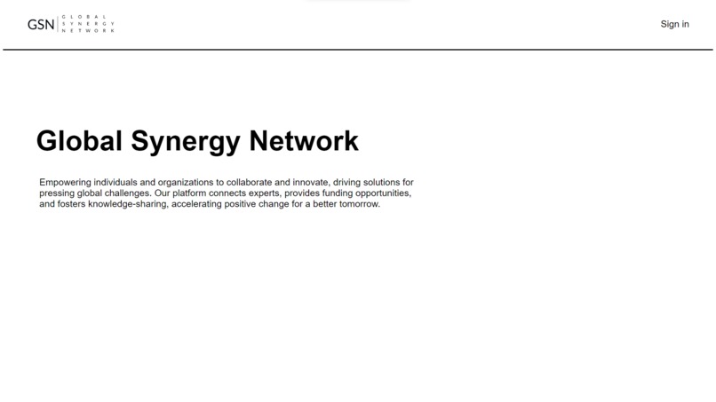 Global Synergy Network – screenshot 1