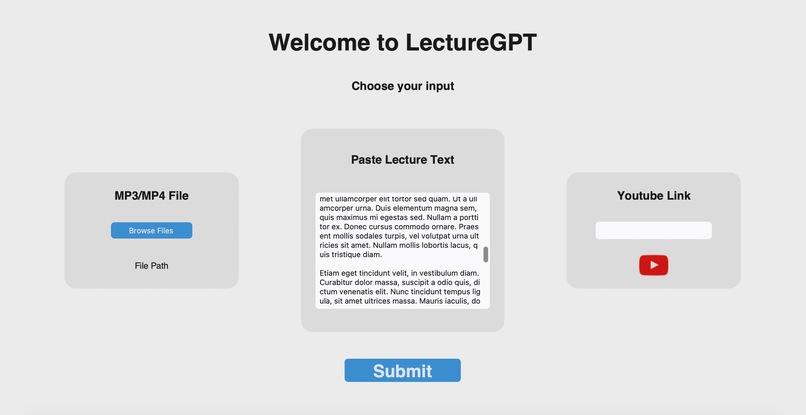 LectureGPT – screenshot 1