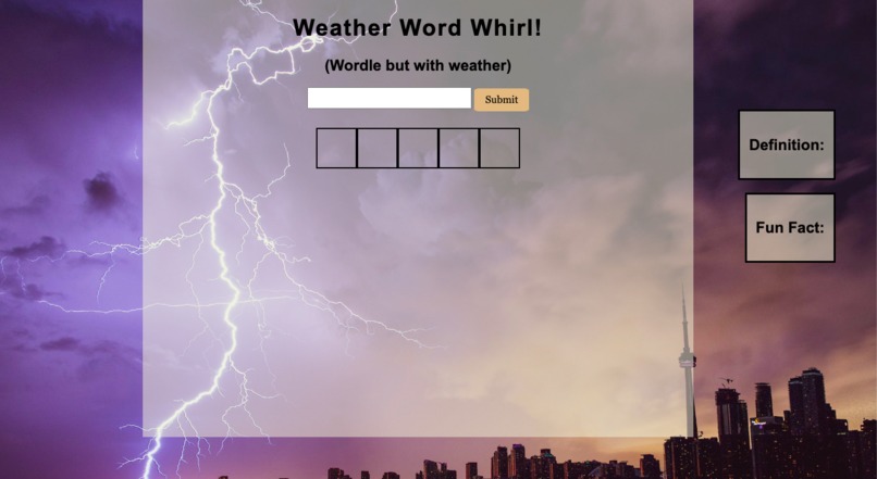 Weather Word Whirl – screenshot 2