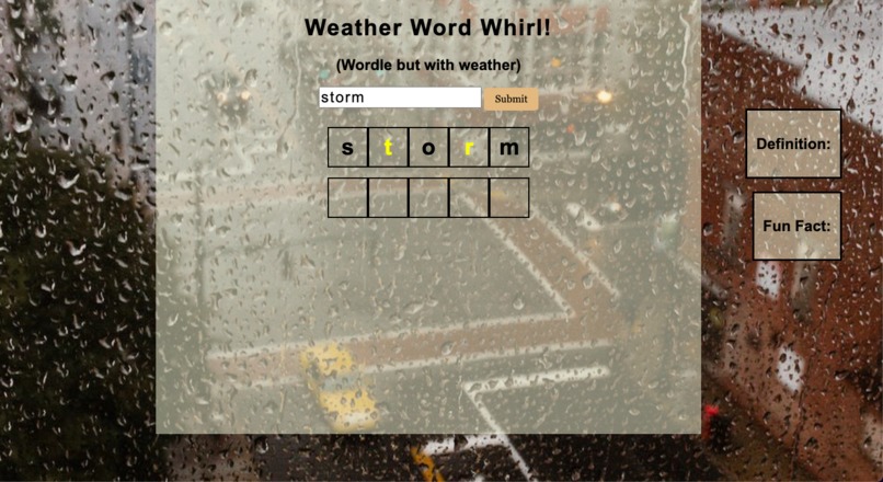 Weather Word Whirl – screenshot 3