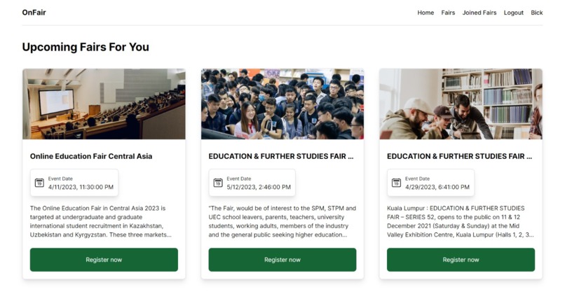 OnFair – screenshot 4