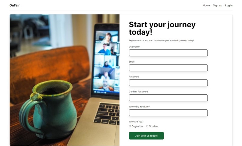 OnFair – screenshot 2