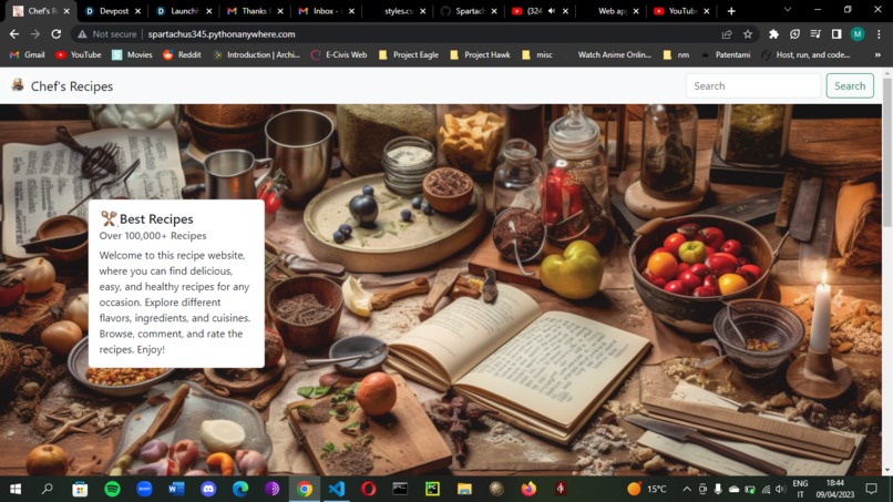 Chef's Recipes – screenshot 2