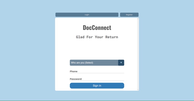DocConnect – screenshot 1
